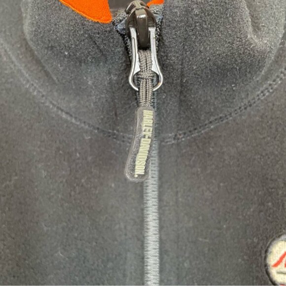 Harley-Davidson DETOUR Mock Neck Fleece Jacket Size Large - Picture 4 of 10